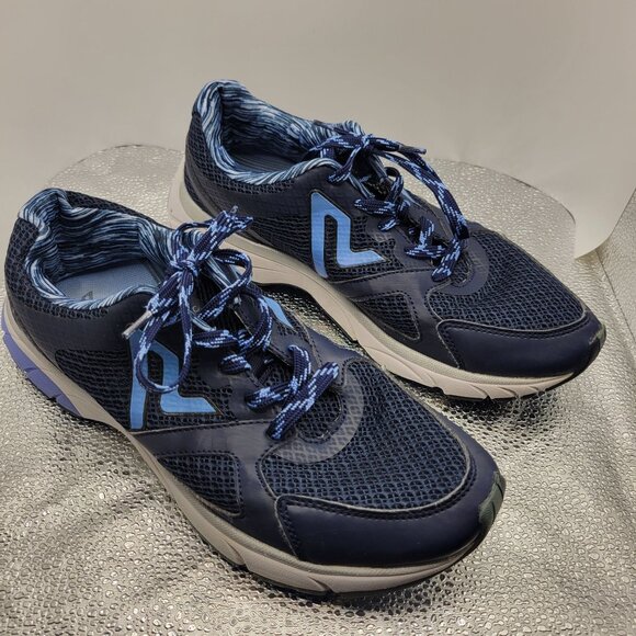 Vionic Womens Satima Sneakers 1st Ray Technology Navy Blue Mesh Comfort Shoes 9 - Picture 1 of 10
